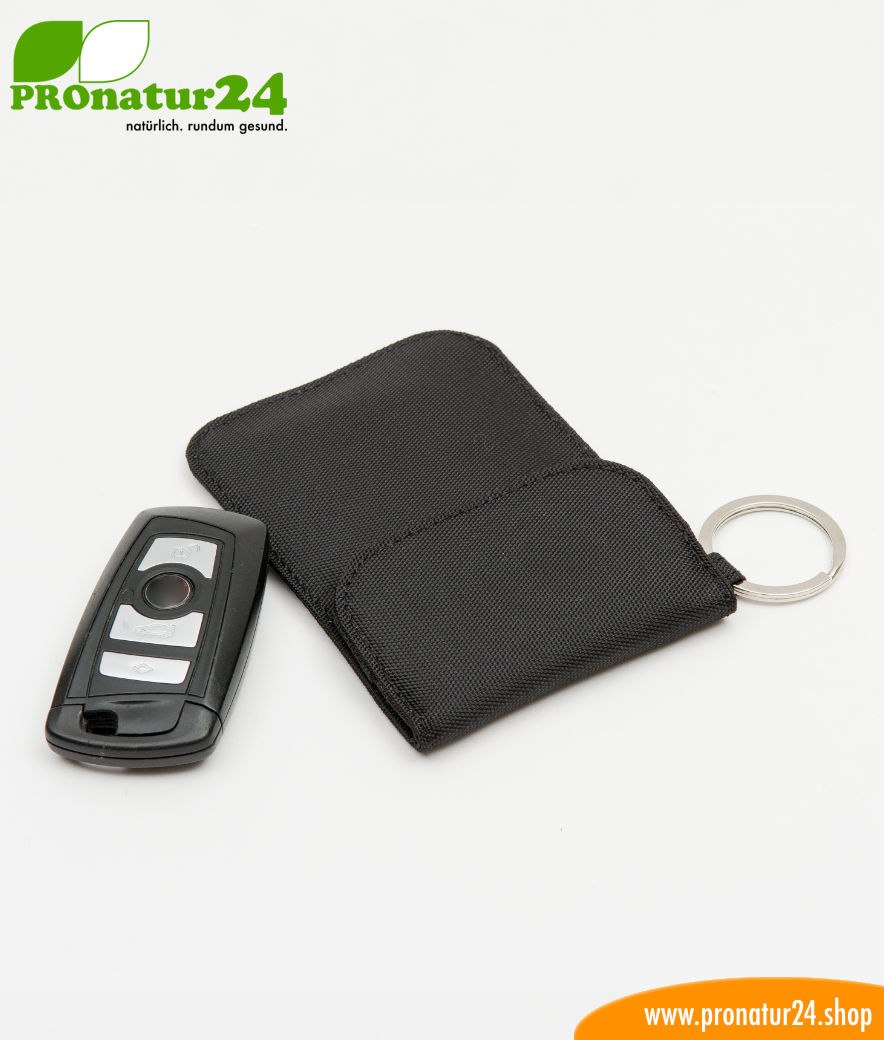 ANTI RFID NFC Autoschlüssel Schutztasche CLASSIC (Schutz gegen  Autodiebstahl per Funk bei Keyless-Go System)