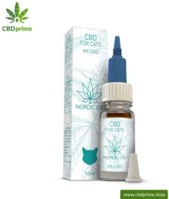 CBD Hanföl für KATZEN und KÄTZCHEN. Positive Wirkung für die Katze mit 4 % CBD Anteil. Biologisch produziert von Nordic Oil.