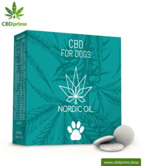 CBD LECKERLIES für Hunde. Futterergänzung in Form von Tabletten für die Fellnase. 176 mg CBD in 55 Pastillen. Ohne THC.