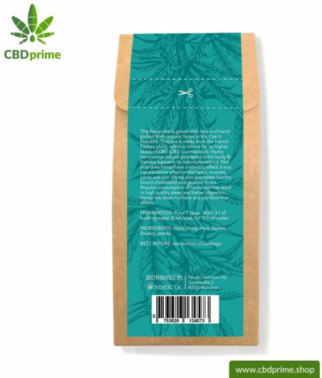 Extra CBD Hanf Tee, 35 Gramm mit 4 % CBD Anteil